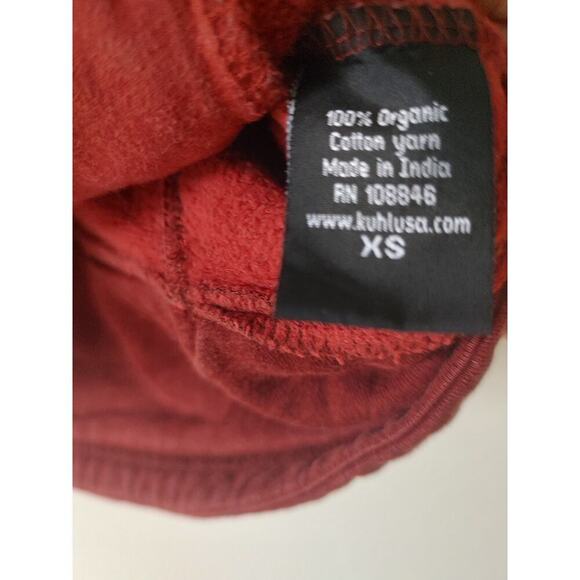 Kuhl Women's Size XS Cranberry Red Asymmetric  Zip Front Hooded Jacket - Picture 10 of 10